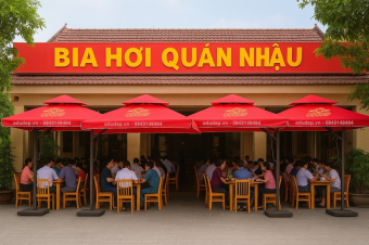 Ô CHE NẮNG CHO QUÁN NHẬU, NHÀ HÀNG, KHÁCH SẠN TẠI HÀ TĨNH – Ô DÙ ĐẸP