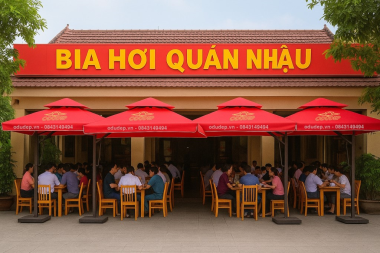 ☂️ Ô CHE NẮNG CHO QUÁN NHẬU, NHÀ HÀNG, KHÁCH SẠN TẠI HÀ TĨNH – Ô DÙ ĐẸP