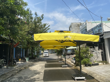 Ô Che Nắng Xe Ô Tô Hà Tĩnh, Nghệ An, Quảng Trị | Ô Lệch Tâm Hợp Kim Nhôm Xoay 360° Chính Hãng